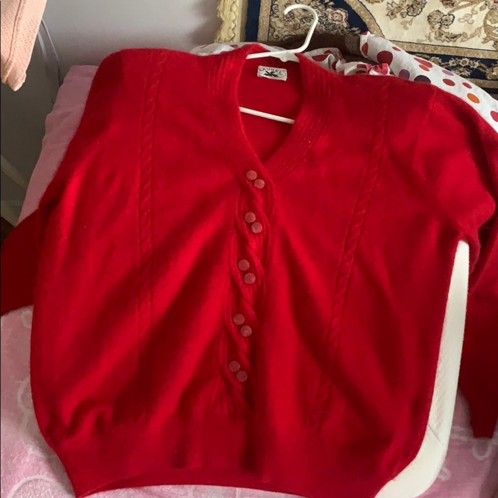 Vintage Red Sweater